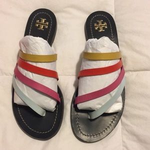 Like new Tory Burch Patos MultiColored Sandals